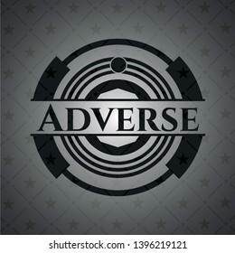 Adverse dark icon or emblem. Vector Illustration. Detailed.