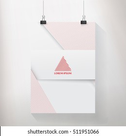 Advert Base Industrial Style Business Vector Illustration
