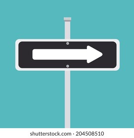 Advert design over blue background, vector illustration