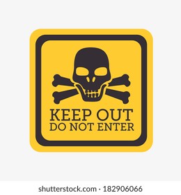 Advert design over gray background, vector illustration