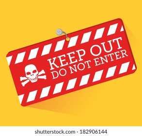 Advert design over yellow background, vector illustration