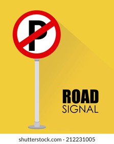 Advert design over yellow background, vector illustration