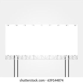 Advertise clean billboards of illustrator