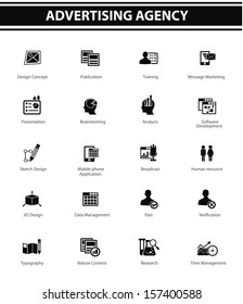 Icons Small Medium Large Businesses Partner Stock Vector (Royalty Free ...