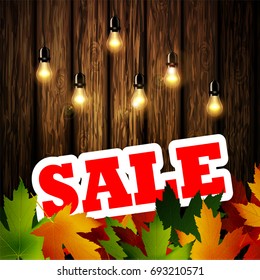 Advertisement about the autumn sale