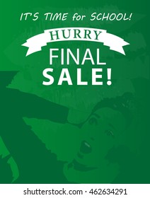 Advertisement about the final sale