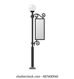 Advertisement billboard and outdoor advertisement template