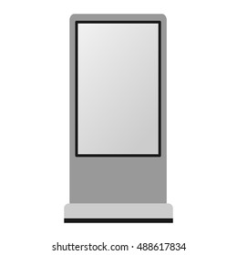Advertisement billboard and outdoor advertisement template