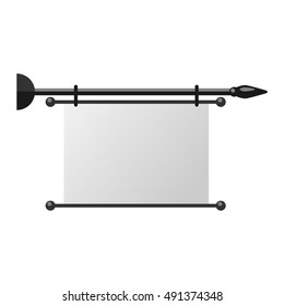 Advertisement billboard and outdoor advertisement template