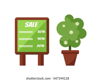 Advertisement billboard template vector