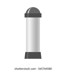 Advertisement billboard vector illustration.