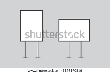 Advertisement board ad 