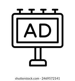 Diseño de Vector de tablero de anuncios listo para la Descarga premium