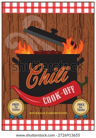 An advertisement for a chili cook-off.