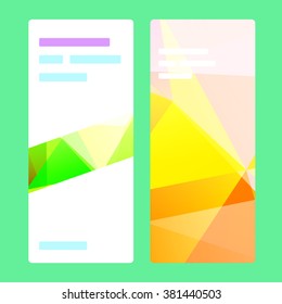 Advertisement design element for web-site, app or presentation