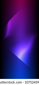 Advertisement flyer design elements. Fashion lights background of bright glowing blur lines. Futuristic style glow neon disco club or night party. Vector illustration EPS 10 for template flyer party