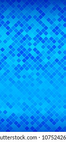 Advertisement flyer design elements. Mesh blue background with elegant graphic mosaic bright light. Vector illustration EPS 10 for template brochure, layout leaflet, newsletters