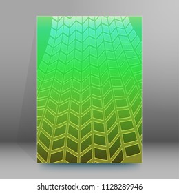 Advertisement flyer design elements. Mesh color gradient background with elegant graphic mosaic bright light. Vector illustration EPS 10 for template brochure, layout leaflet, newsletters, banner 