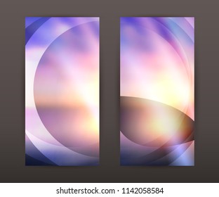 Advertisement flyer design elements. Modern style Design website banners background page. Vector illustration EPS 10 for template brochure, layout leaflet, newsletters, business card front and back