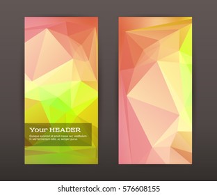 Advertisement flyer design elements. Modern style Design website banner pinc background page. Vector illustration EPS 10 for template brochure, layout leaflet, newsletter, business card front & back