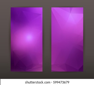 Advertisement flyer design elements. Modern style Design website banner lilac background page. Vector illustration EPS 10 for template brochure, layout leaflet, newsletters, business card front & back