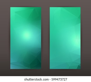 Advertisement flyer design elements. Modern style Design website banner green background page. Vector illustration EPS 10 for template brochure, layout leaflet, newsletter, business card front & back