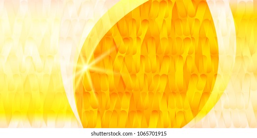 Advertisement flyer design elements on orange background. Vector illustration EPS 10. Can use for modern template business newsletter, title brochure layout, vertical banner web site