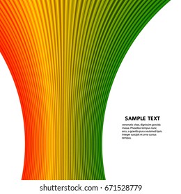 Advertisement flyer design elements. Summer gradient background with elegant graphic lines bright light. Vector illustration EPS 10 for template brochure, layout leaflet, newsletters