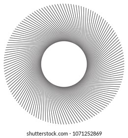 Advertisement flyer design elements. White background with elegant graphic sun lines rays from the center. Vector illustration EPS 10 for template brochure, layout leaflet, newsletters, flyer, banners