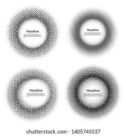 Advertisement flyer design elements. White background with elegant graphic sun lines rays from the center. Vector illustration EPS 10 for template brochure, layout leaflet, newsletters, flyer, banners