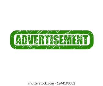 Advertisement green stamp 