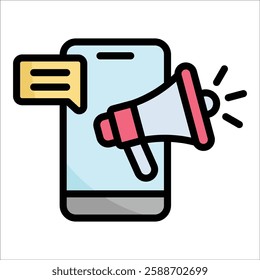 Advertisement Icon Element For Design