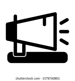 
advertisement icon isolated sign symbol vector illustration - high quality black style vector icons
