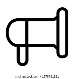 
advertisement icon isolated sign symbol vector illustration - high quality black style vector icons
