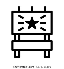 
advertisement icon isolated sign symbol vector illustration - high quality black style vector icons

