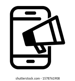 
advertisement icon isolated sign symbol vector illustration - high quality black style vector icons
