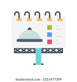 Werbesymbol in Vektorgrafik. Illustration