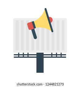 advertisement   megaphone   billboard  