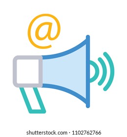 advertisement megaphone speaker 