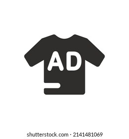 Advertisement novelty icon on white background