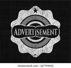 Publicidad en pizarra
