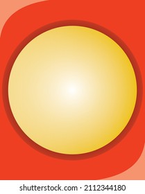 Advertisement poster background design orange color