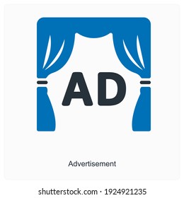 Advertisement and promotion icon concept
