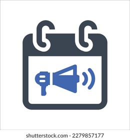 Icono programado de publicidad, Vector Graphics