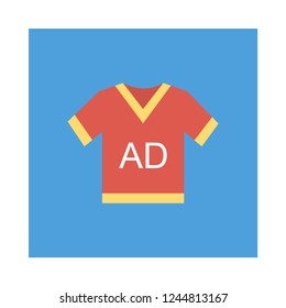 advertisement   shirt   cloth  