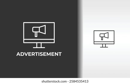 Advertisement Vector, Icon Or Logo Sign Isolated Symbol Illustration