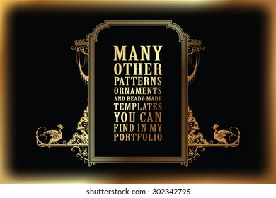 Advertisements, flyer, web, wedding  and other invitations or greeting cards vector template. 