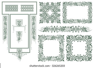 Advertisements, flyer, web, wedding  and other invitations or greeting cards. Vector template. 