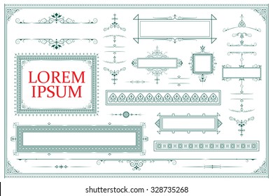 Advertisements, flyer, web, wedding  and other invitations or greeting cards. Vector template. 