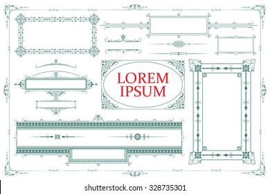 Advertisements, flyer, web, wedding  and other invitations or greeting cards. Vector template. 